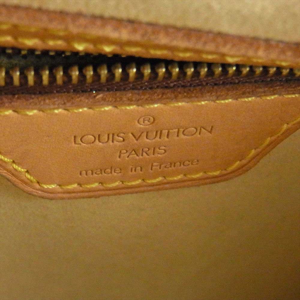 LOUIS VUITTON ルイ・ヴィトン M51145 ルーピングGM モノグラム ショルダー トート バッグ ダークブラウン系【中古】