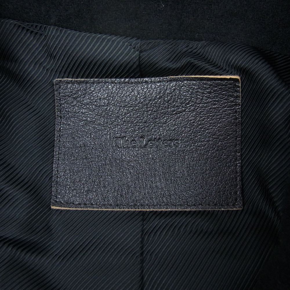 レターズ 21AW  ウール ダブル ライダース ジャケット ブラック系 M【中古】