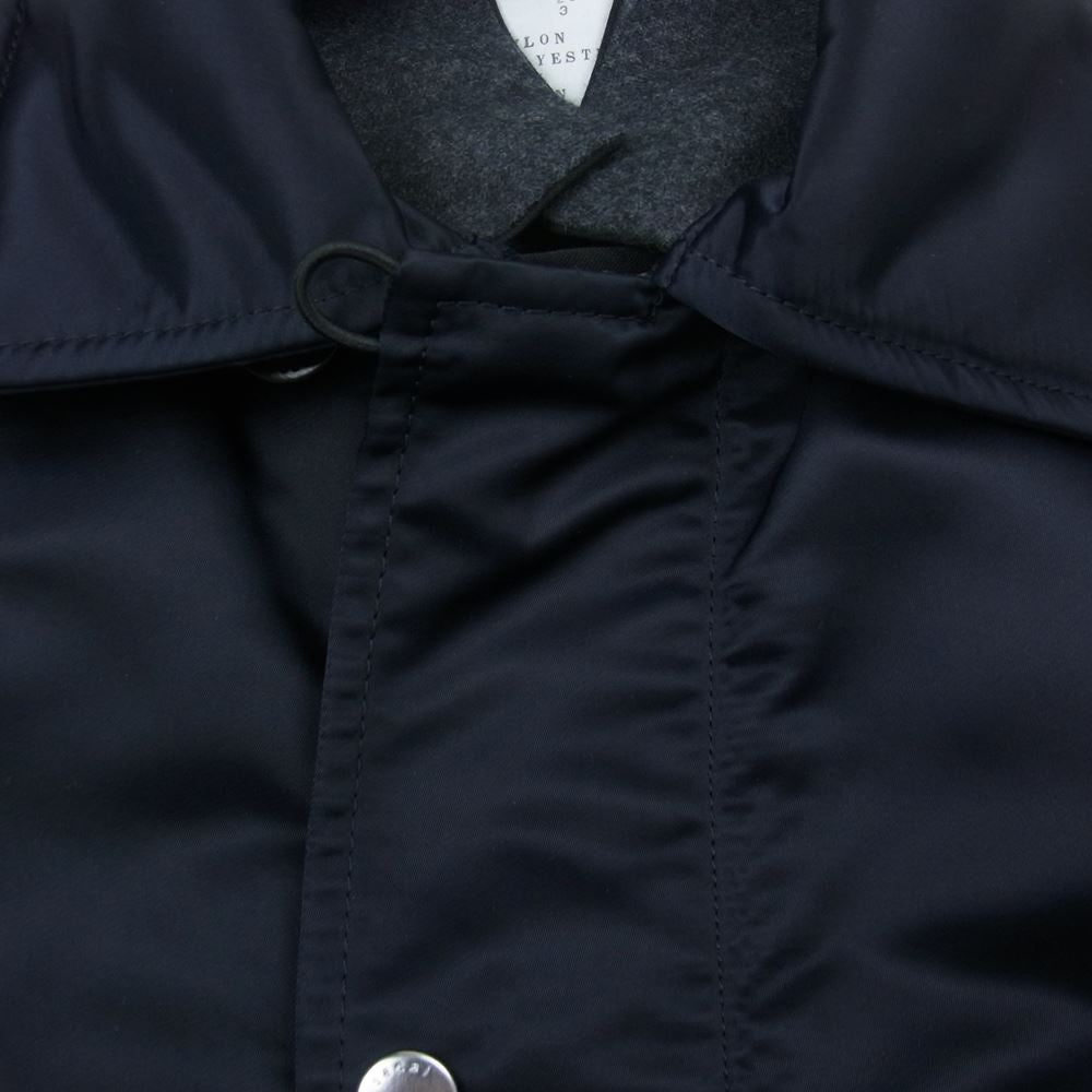 Sacai サカイ 23SS 23-02993M Nylon Twill Vest ナイロン ツイル ベスト ネイビー ネイビー系 3【美品】【中古】