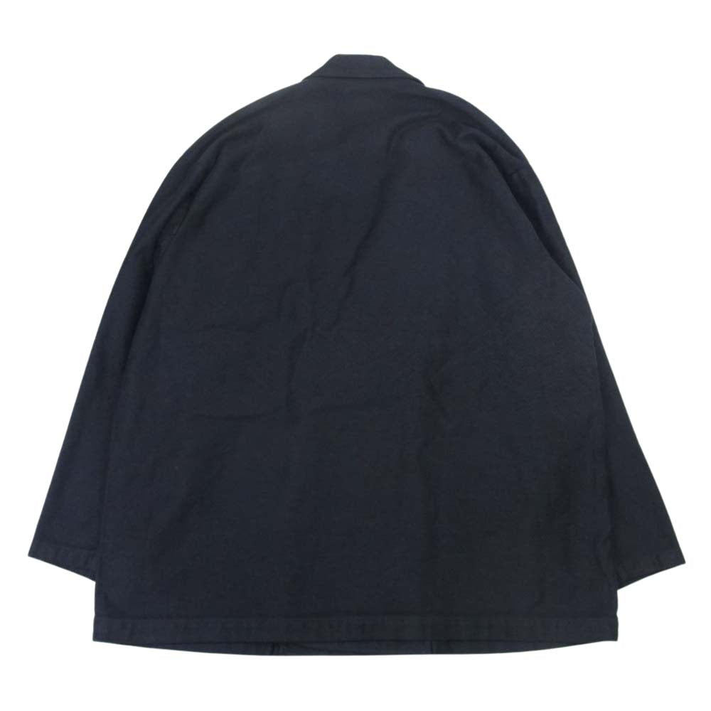 PORTER CLASSIC ポータークラシック 22AW 伊勢丹限定 MOLESKIN DOUBLE JACKET モールスキン ダブル ジャケット ネイビー系 M【中古】