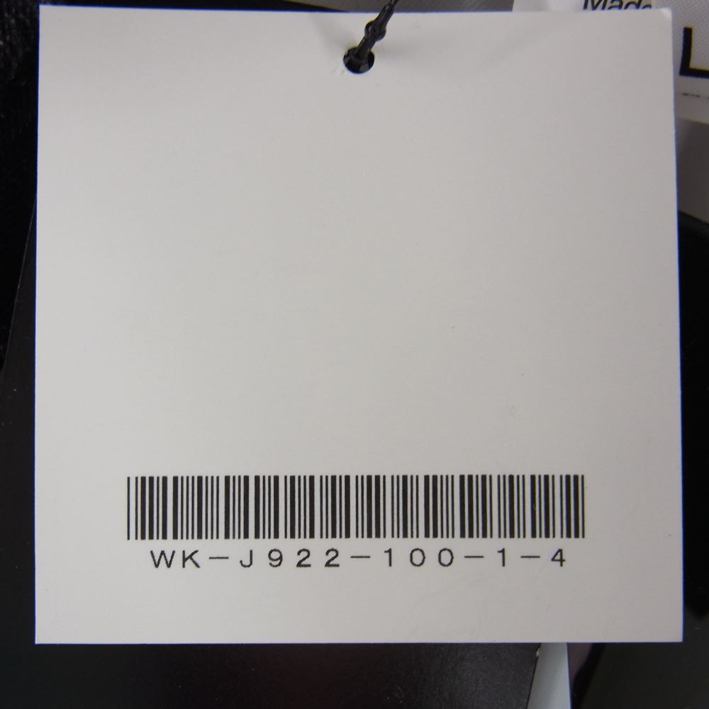 JUNYA WATANABE COMME des GARCONS MAN ジュンヤワタナベコムデギャルソンマン WK-J922-100-1-4 eye アイ × BerBerJin ベルベルジン BATES ベイツ 1950s Motorcycle Jacket モーターサイクル ジャケット 転写 ジャケット ブラック系 L【新古品】【未使用】【中古】