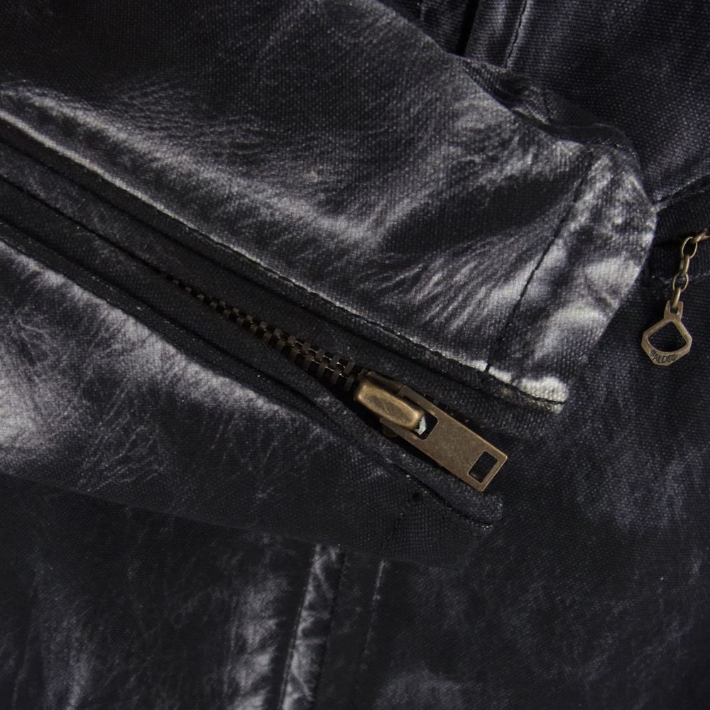 JUNYA WATANABE COMME des GARCONS MAN ジュンヤワタナベコムデギャルソンマン WK-J922-100-1-4 eye アイ × BerBerJin ベルベルジン BATES ベイツ 1950s Motorcycle Jacket モーターサイクル ジャケット 転写 ジャケット ブラック系 L【新古品】【未使用】【中古】