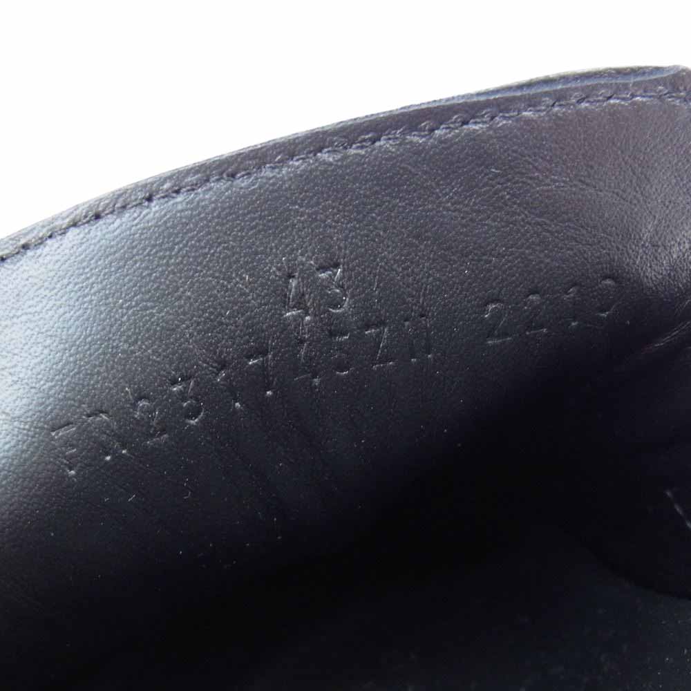 HERMES エルメス ゴー ミュール スエード サンダル ブラック系 43【中古】