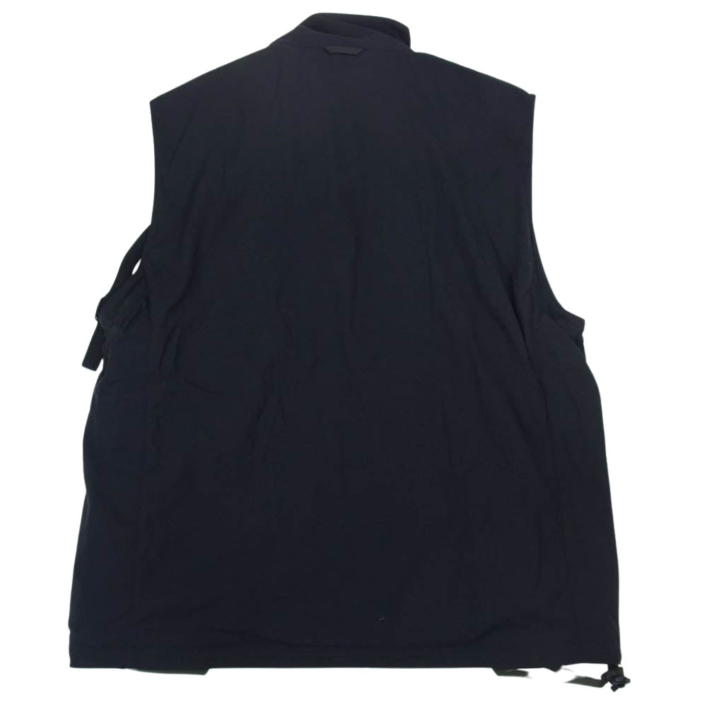 アクロニウム V68-M Nylon Strech Rider Vest ナイロン ストレッチ ライダー ベスト ブラック ブラック系 XL【新古品】【未使用】【中古】