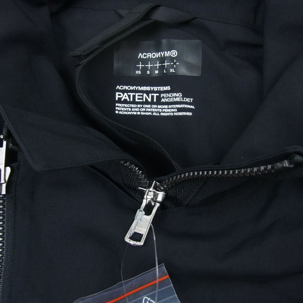 アクロニウム V68-M Nylon Strech Rider Vest ナイロン ストレッチ ライダー ベスト ブラック ブラック系 XL【新古品】【未使用】【中古】