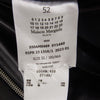 MAISON MARGIELA メゾンマルジェラ 23SS S50AM0489 SY1460 国内正規品 14ライン 5-ZIP LEATHER RIDERS JACKET5ジップ ハの字 ラムレザー シングル ライダース ジャケット ブラック系 52【美品】【中古】