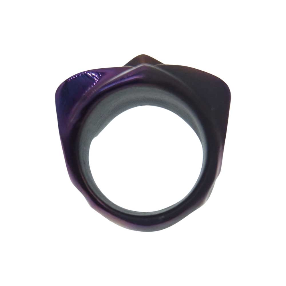 STARLIN GEAR スターリンギア 購入時ギャランティ付属 パンチャー ステルス ブレイド リング / チタン限定 リング ブラック系 パープル系【中古】
