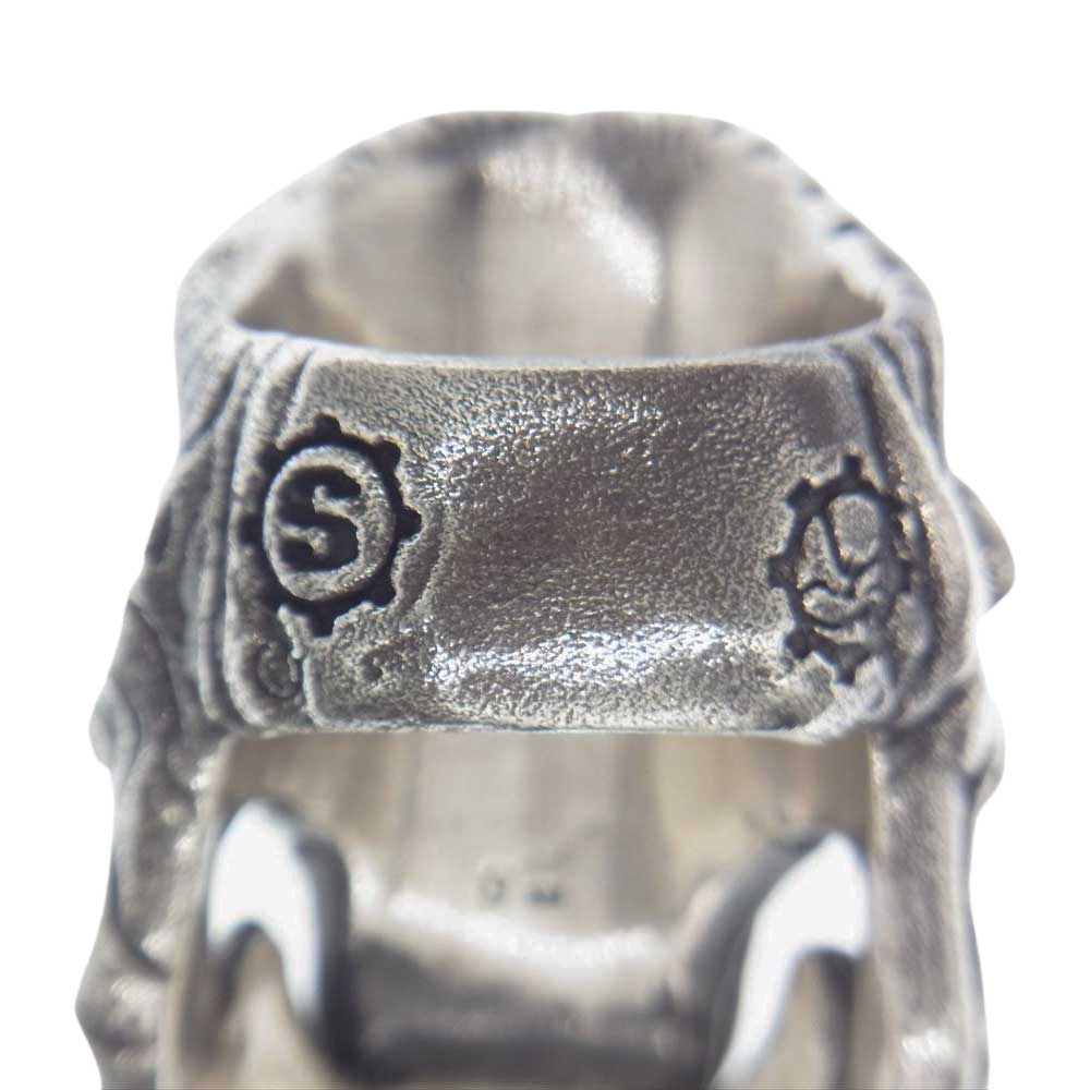 STARLIN GEAR スターリンギア 購入時ギャランティ付属 2022 ハロウィン ハチェットマン / k18ゴールド アックス & Sギアロゴ リング シルバー系【中古】