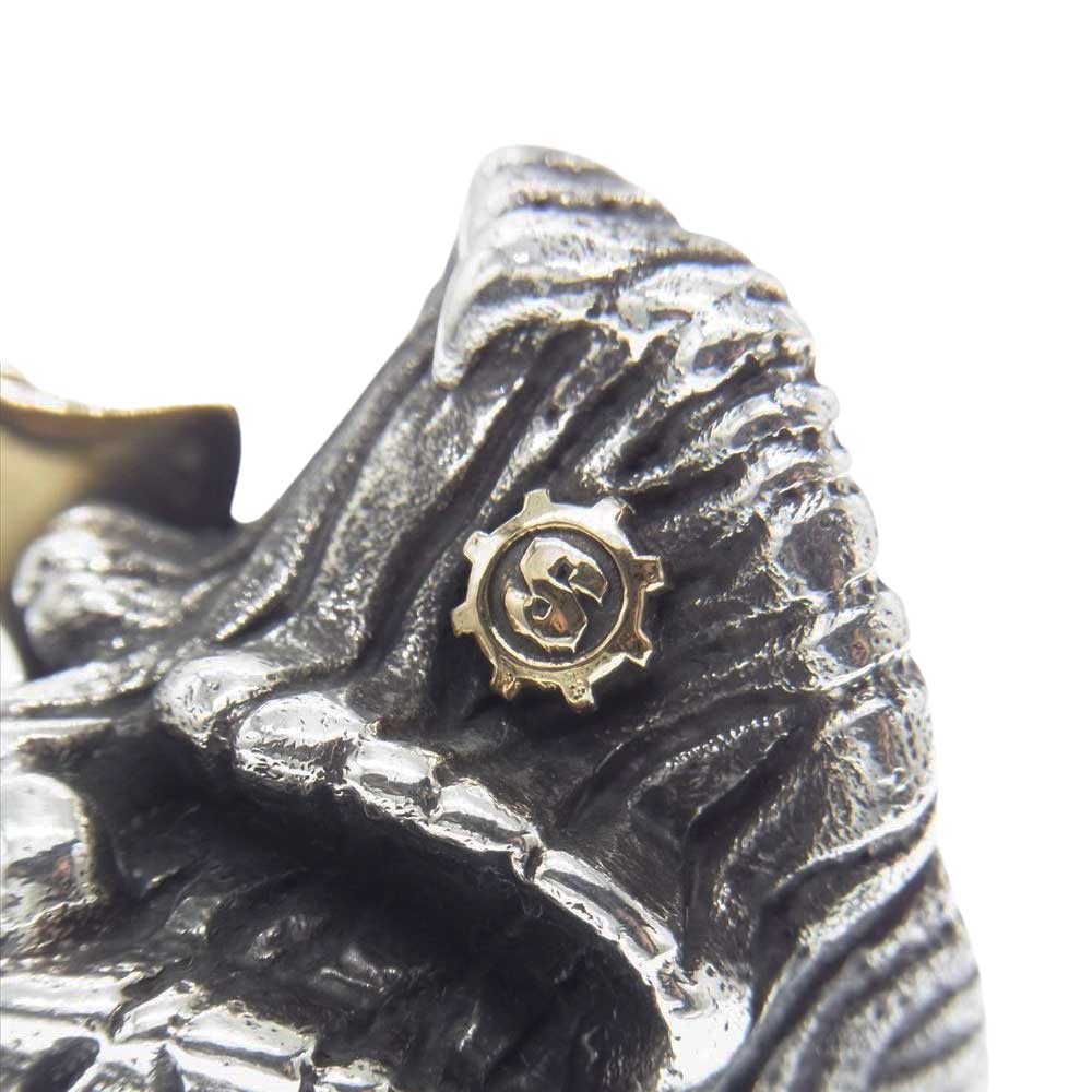 STARLIN GEAR スターリンギア 購入時ギャランティ付属 2022 ハロウィン ハチェットマン / k18ゴールド アックス & Sギアロゴ リング シルバー系【中古】