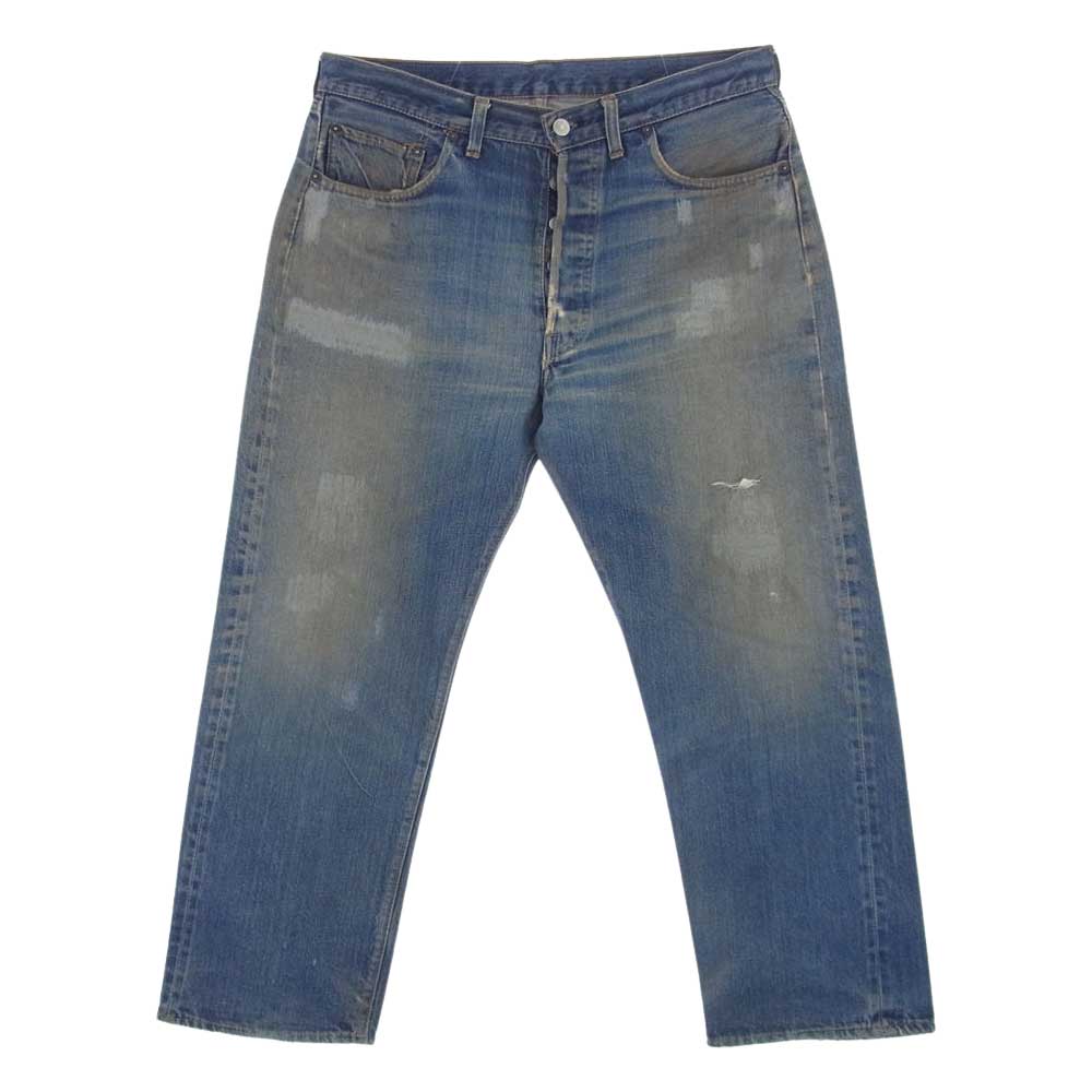 Levi's リーバイス ヴィンテージ 501 66前期 BigE 両面BigE 刻印6 オリジナル デニム パンツ ブルー系【中古】