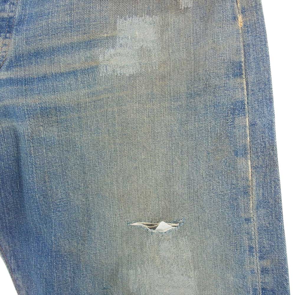 Levi's リーバイス ヴィンテージ 501 66前期 BigE 両面BigE 刻印6 オリジナル デニム パンツ ブルー系【中古】