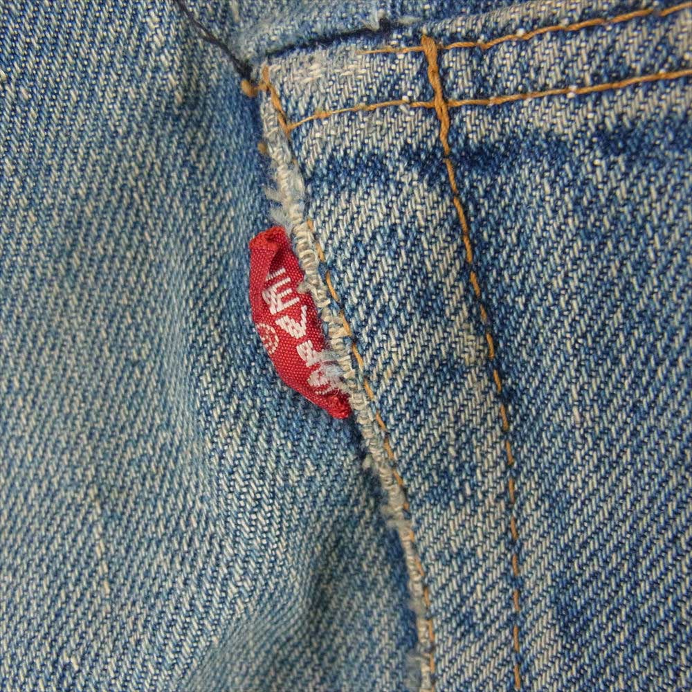 Levi's リーバイス ヴィンテージ 501 66前期 BigE 両面BigE 刻印6 オリジナル デニム パンツ ブルー系【中古】