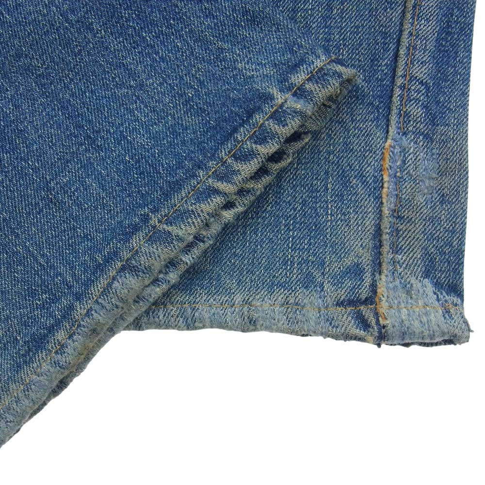 Levi's リーバイス ヴィンテージ 501 66前期 BigE 両面BigE 刻印6 オリジナル デニム パンツ ブルー系【中古】