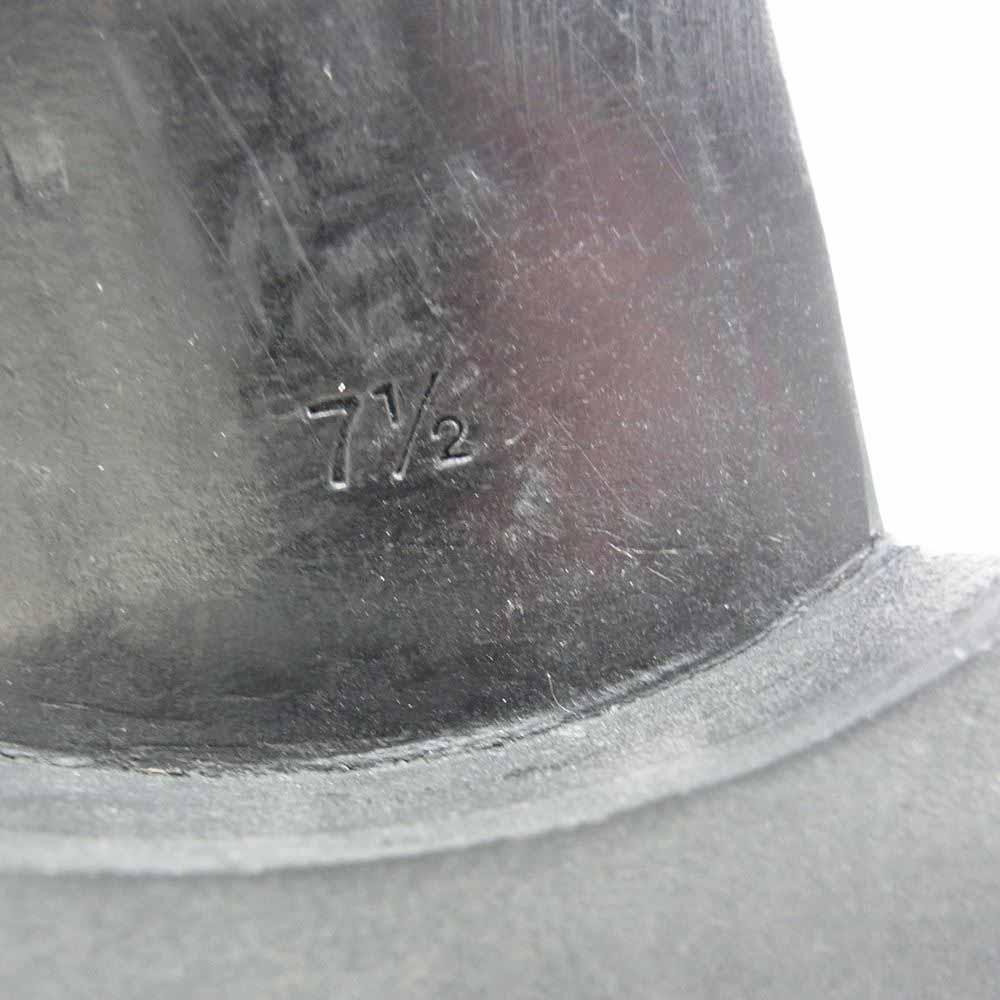 ダブルエイチ WHL-3100 干場モデル パンチド キャップトウ オックスフォード シューズ ブラック系 7 1/2【中古】