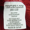 TENDERLOIN テンダーロイン T-BEANIE コットン ビーニー ニット キャップ 日本製 レッド系 ONE SIZE【中古】