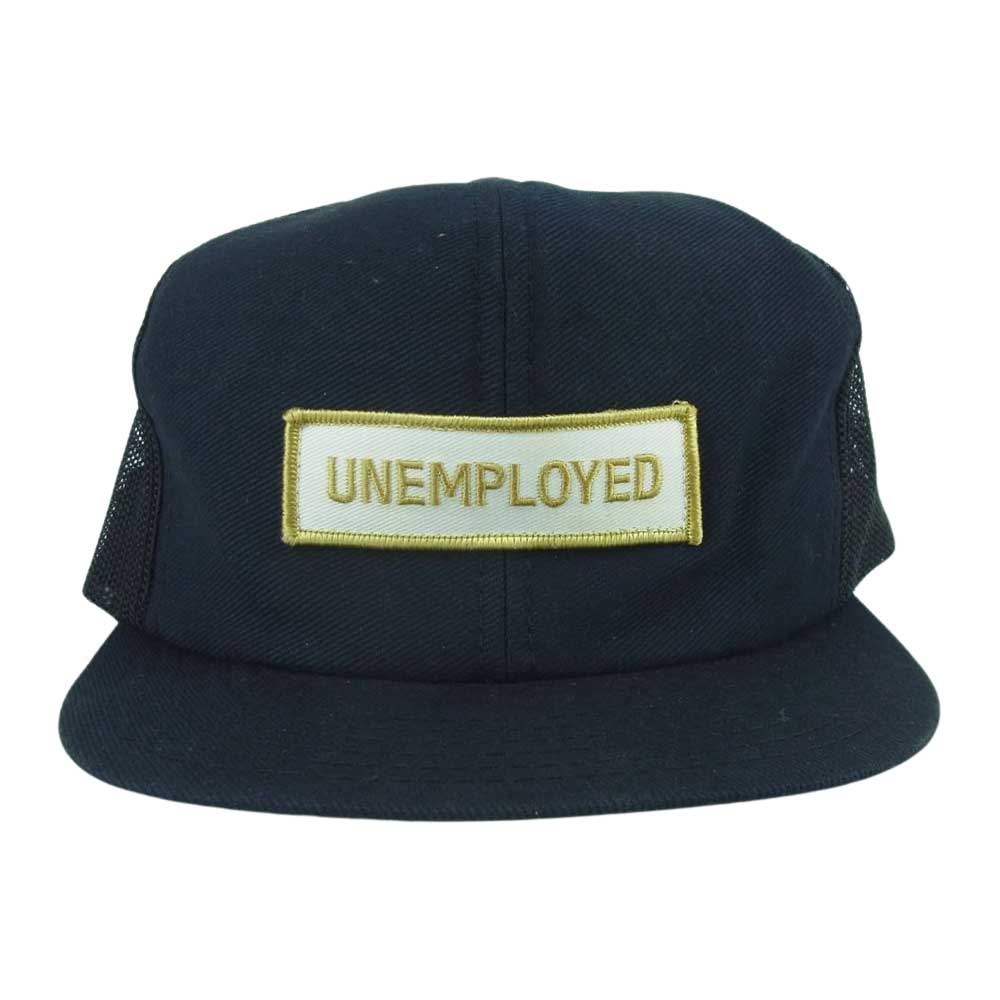 TENDERLOIN テンダーロイン T-MESH CAP UNEMPLOYED メッシュ ワッペン キャップ 帽子 ダークネイビー系 ブラック系【中古】