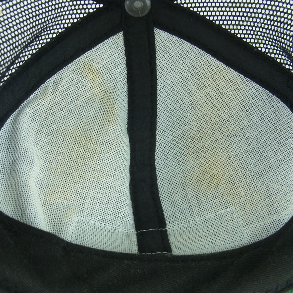 TENDERLOIN テンダーロイン T-MESH CAP UNEMPLOYED メッシュ ワッペン キャップ 帽子 ダークネイビー系 ブラック系【中古】