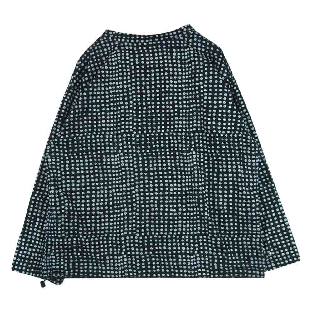 TENDERLOIN テンダーロイン 18AW ATX CREW D アブストラクト クルーネック ロゴプリント ドット プルオーバー シャツ ブラック系 ホワイト系 M【中古】