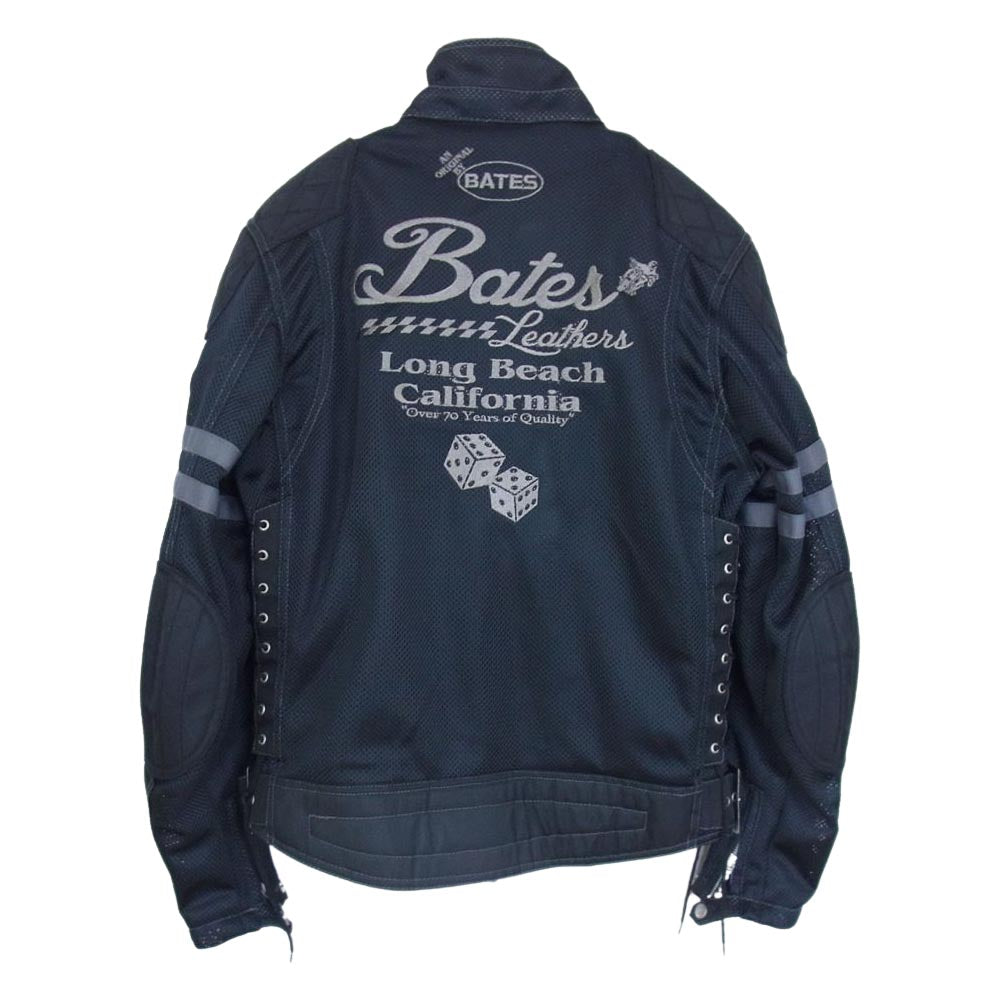 ベイツ メッシュ ライダースジャケット ブラック系 XL【中古】