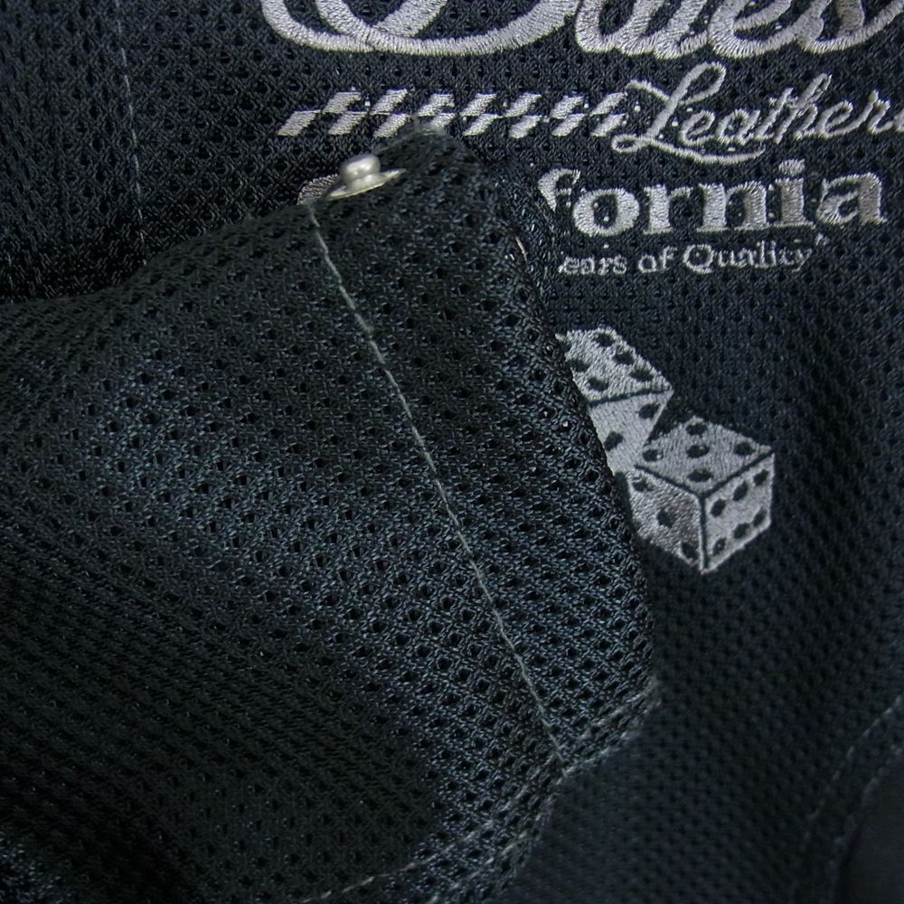 ベイツ メッシュ ライダースジャケット ブラック系 XL【中古】