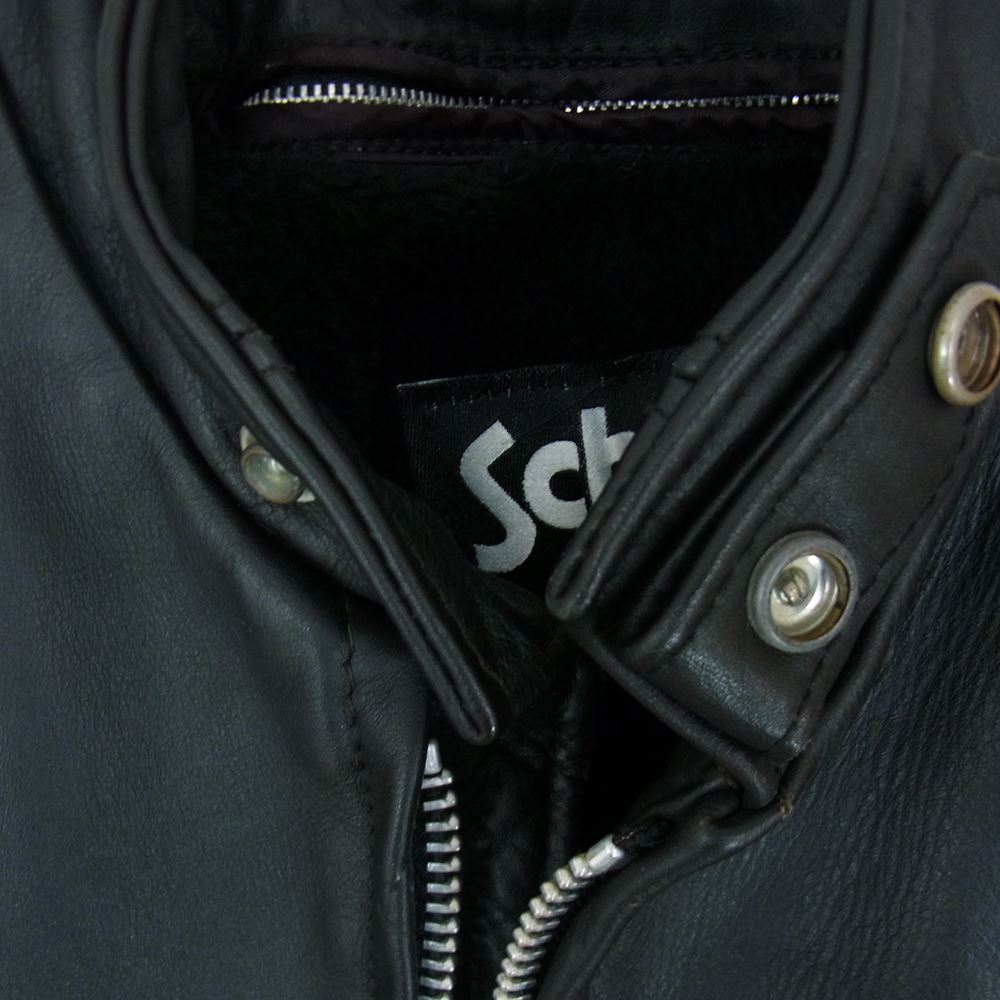schott ショット 641 裏地ボアライナー付属 シングル ライダース 