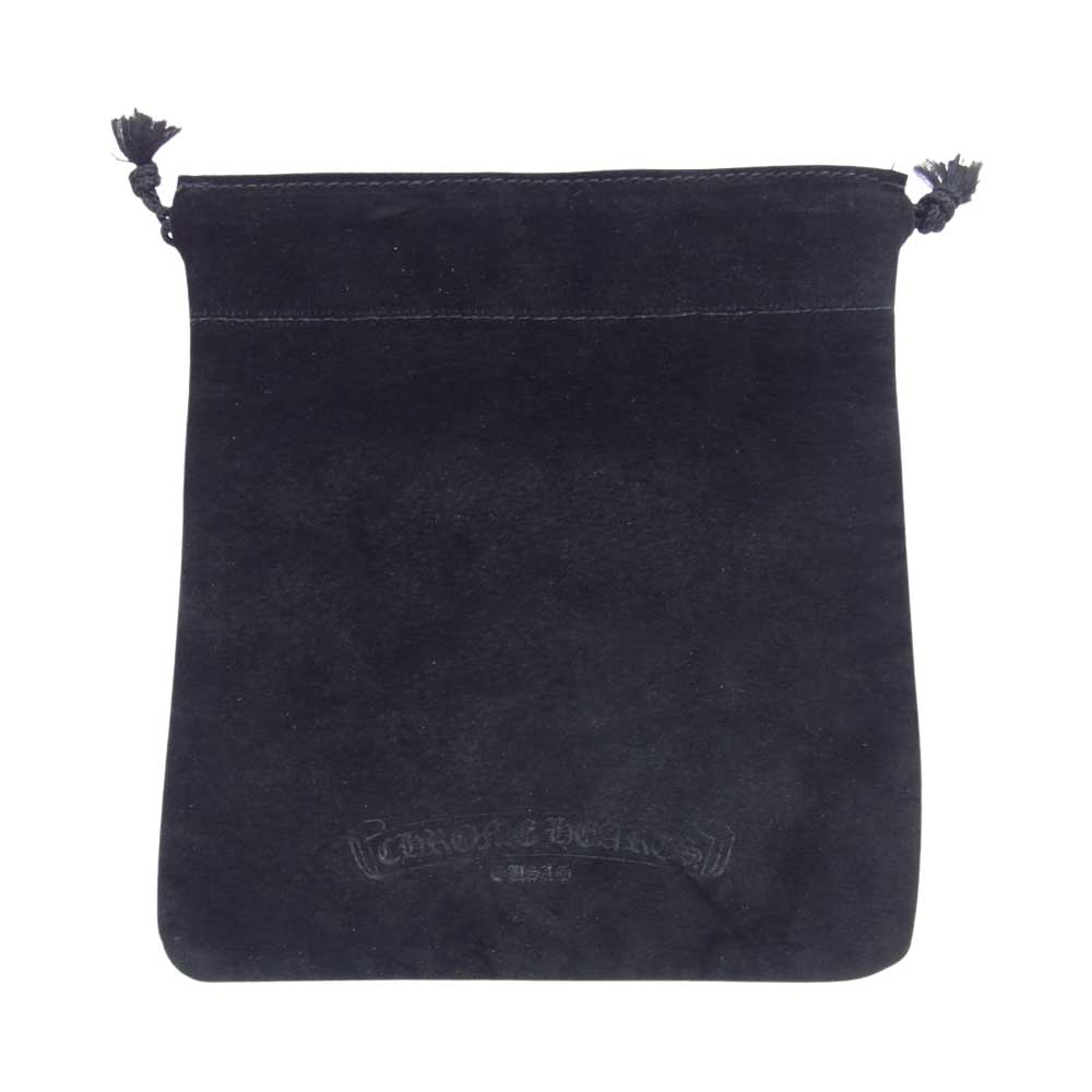 CHROME HEARTS クロムハーツ（原本無） ダブル R&R レザー ブレスレット ブラック系【中古】
