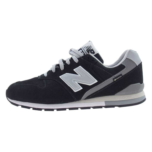 NEW BALANCE ニューバランス CM996XB2 ゴアテックス スエード ローカット スニーカー ブラック ブラック系 29cm【中古】