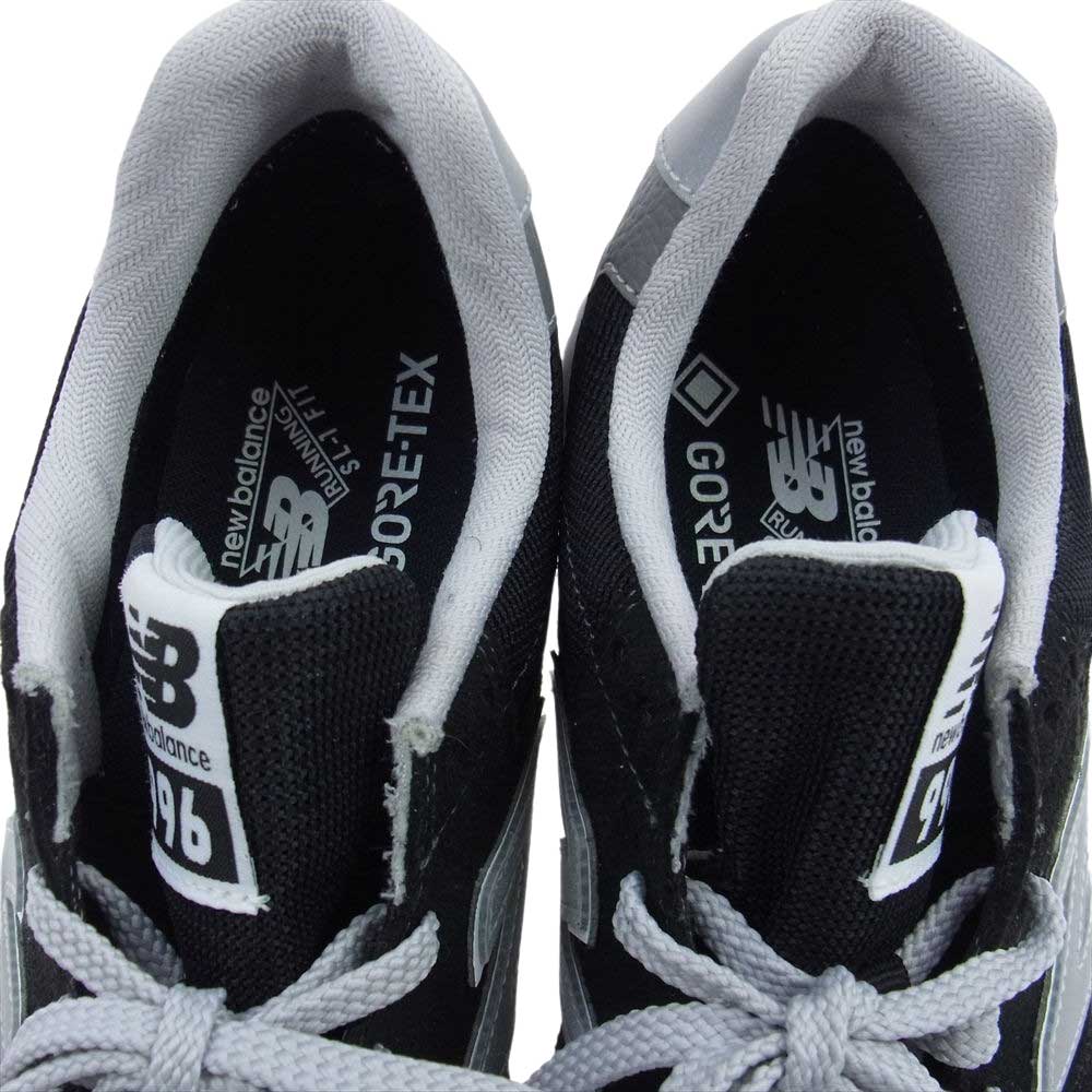 NEW BALANCE ニューバランス CM996XB2 ゴアテックス スエード ローカット スニーカー ブラック ブラック系 29cm【中古】