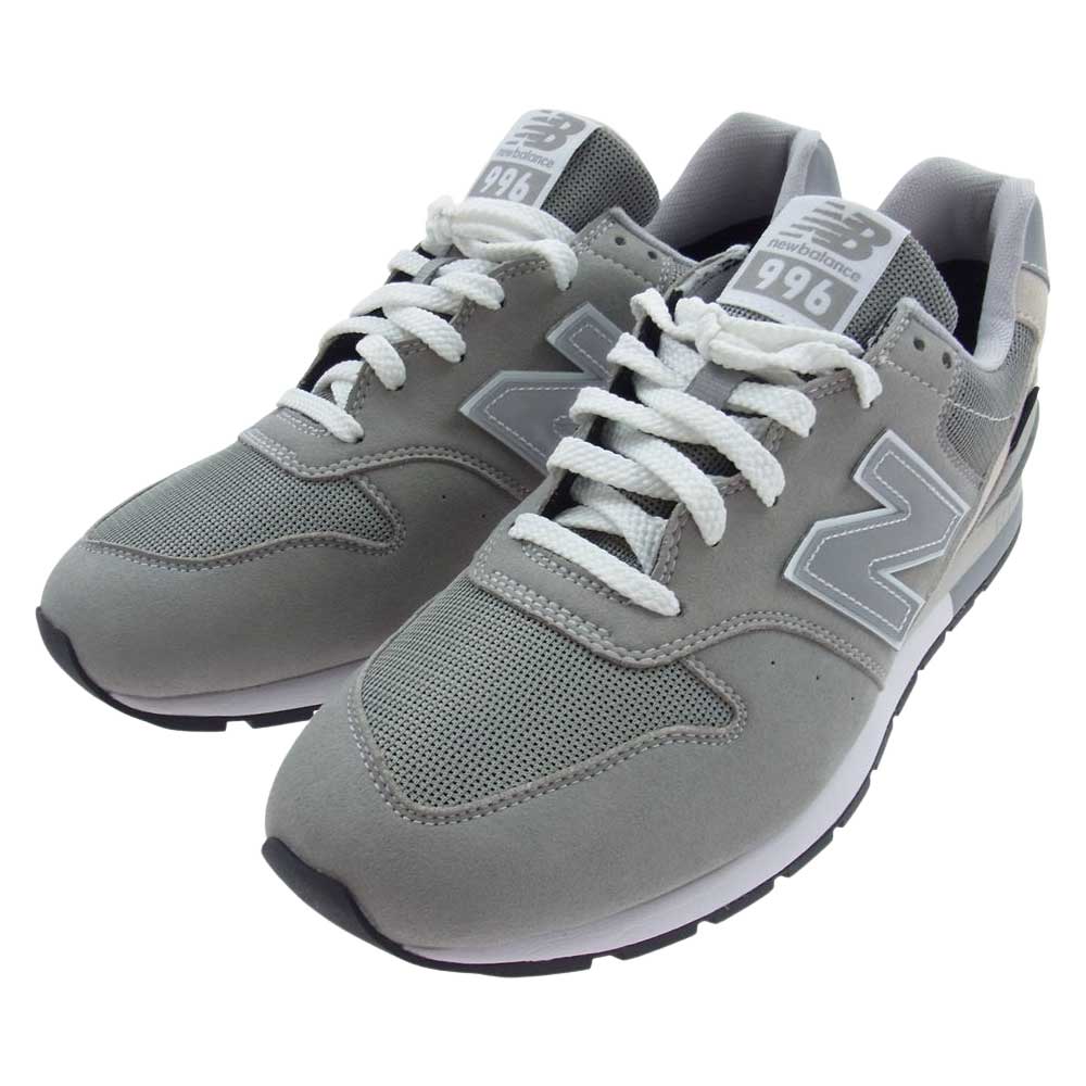 NEW BALANCE ニューバランス CM996XA2 ゴアテックス スエード ローカット スニーカー グレー グレー系 28.5cm【極上美品】【中古】