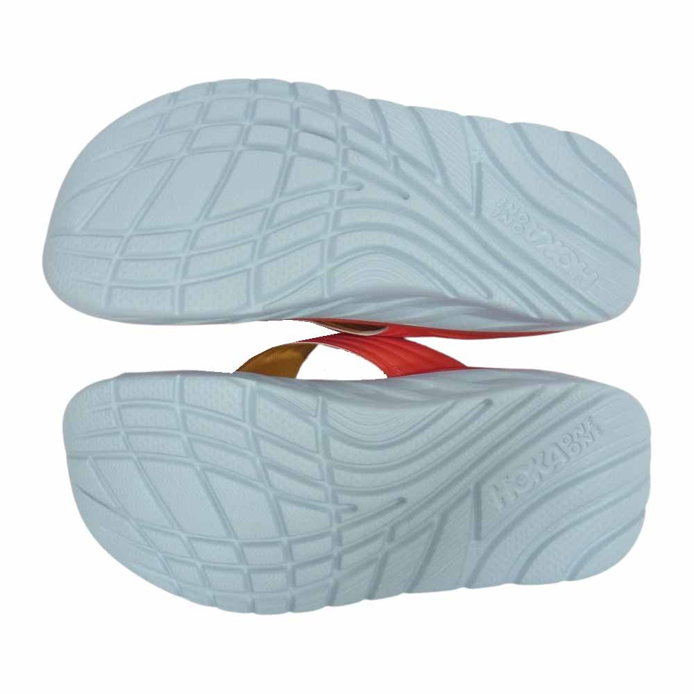 ホカ オネオネ ORA RECOVERY FLIP オラ リカバリー フリップ サンダル レッド系 26.0cm【極上美品】【中古】