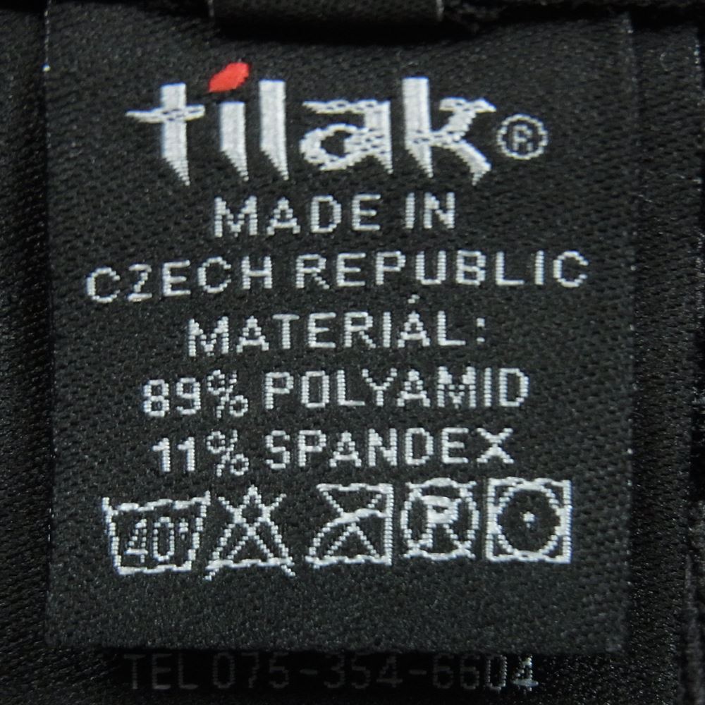 TILAK ティラック POUTNIK MONK PANTS ポートニック モンク ストレッチ パンツ ダークグレー系 カーボン XS【新古品】【未使用】【中古】