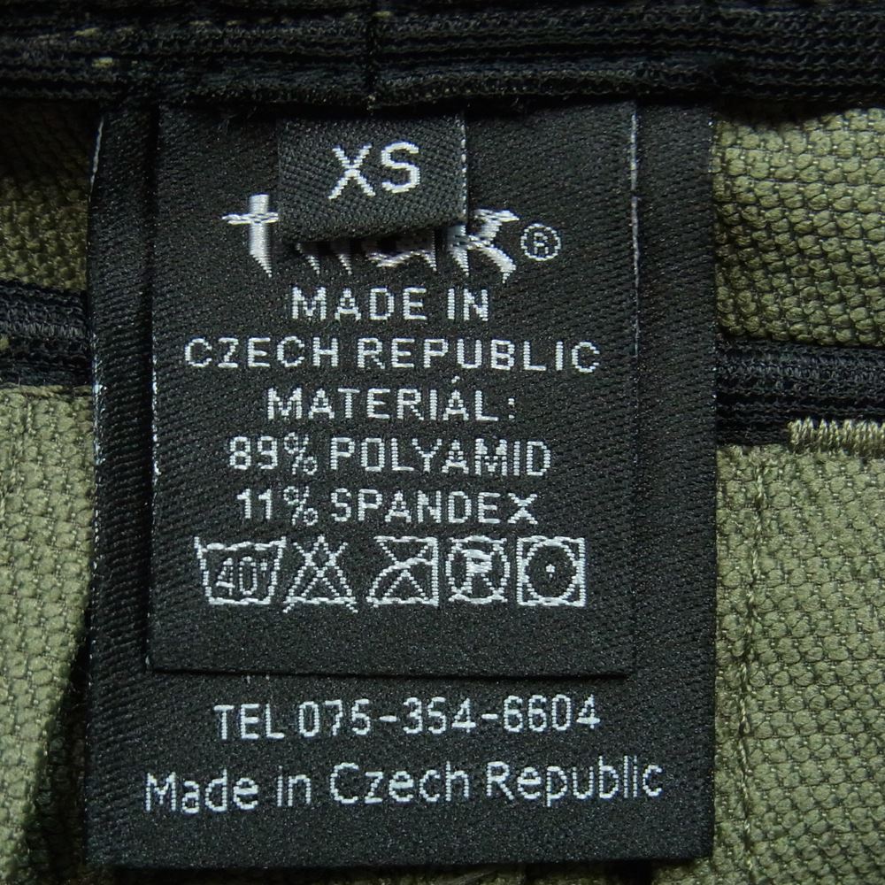 TILAK ティラック POUTNIK MONK PANTS ポートニック モンク ストレッチ パンツ カーキ系 XS【新古品】【未使用】【中古】