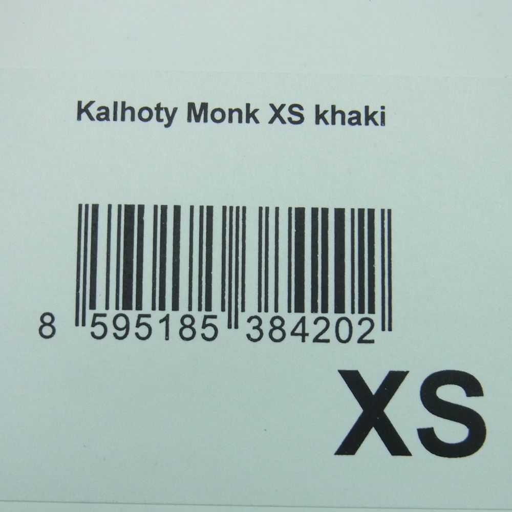 TILAK ティラック POUTNIK MONK PANTS ポートニック モンク ストレッチ パンツ カーキ系 XS【新古品】【未使用】【中古】