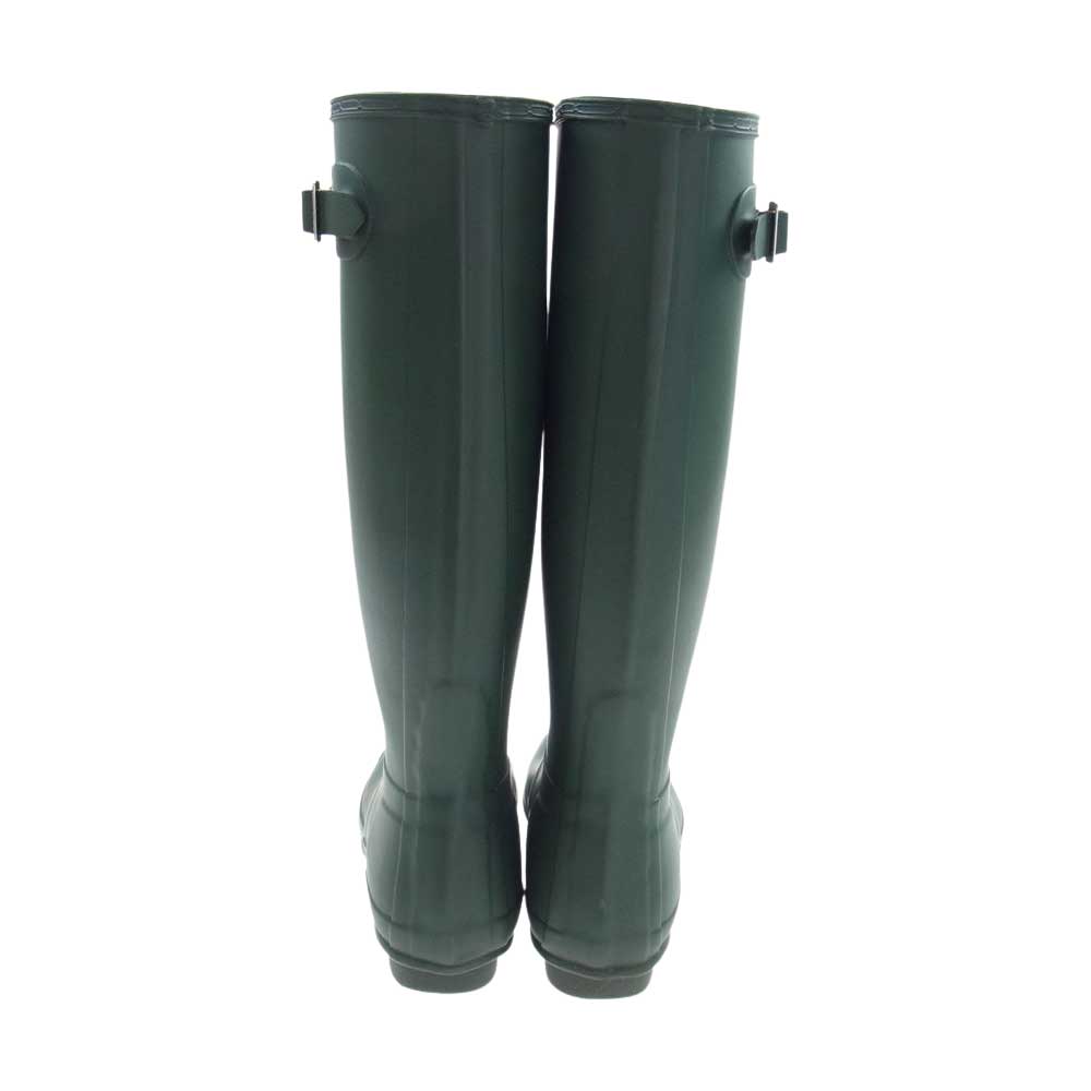 HUNTER ハンター ORIGINAL TALL オリジナル トール ロング レイン ブーツ グリーン系 UK6【中古】