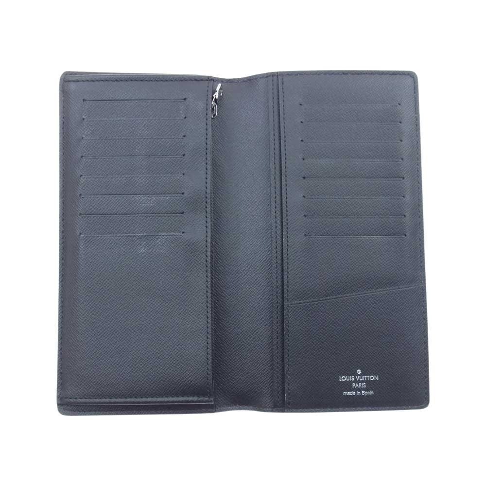 LOUIS VUITTON ルイ・ヴィトン M61697 モノグラム エクリプス ポルトフォイユ ブラザ 二つ折り 長財布 ブラック系【中古】