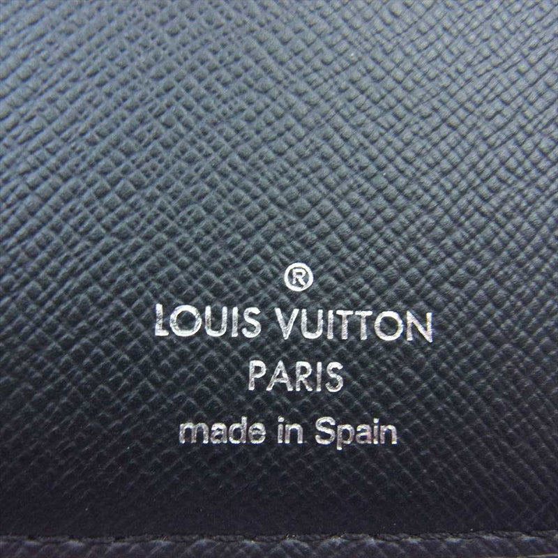 LOUIS VUITTON ルイ・ヴィトン M61697 モノグラム エクリプス ポルトフォイユ ブラザ 二つ折り 長財布 ブラック系【中古】