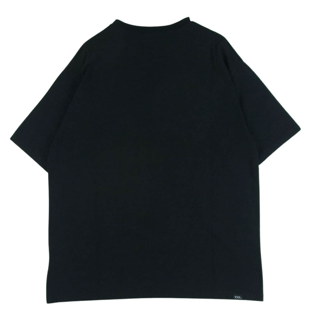 HYSTERIC GLAMOUR ヒステリックグラマー 06231CT09 THEE HYSTERIC XXX BLOODY CREAM 半袖 Tシャツ コットン 日本製 ブラック系 L【新古品】【未使用】【中古】