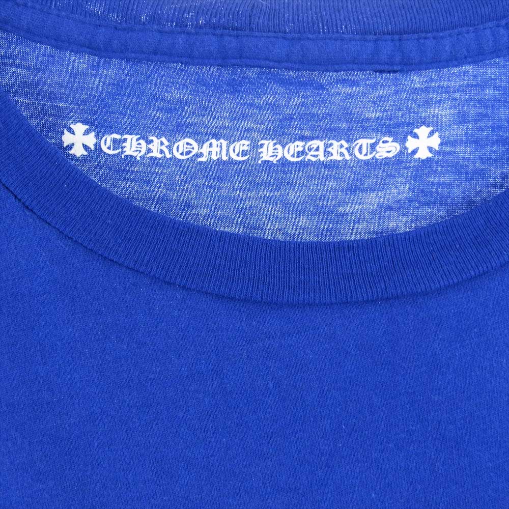 CHROME HEARTS クロムハーツ（原本無） スタープリント 半袖 Tシャツ ブルー系 M【中古】