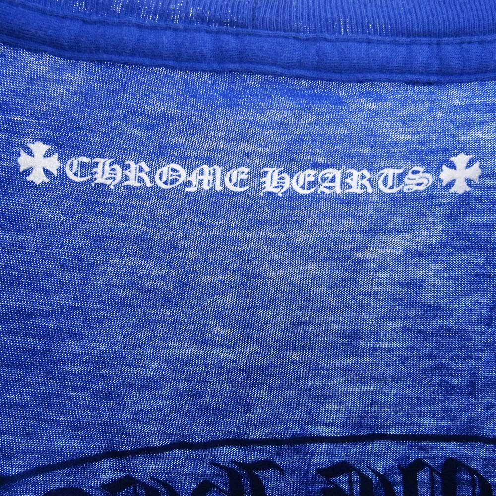 CHROME HEARTS クロムハーツ（原本無） スタープリント 半袖 Tシャツ ブルー系 M【中古】