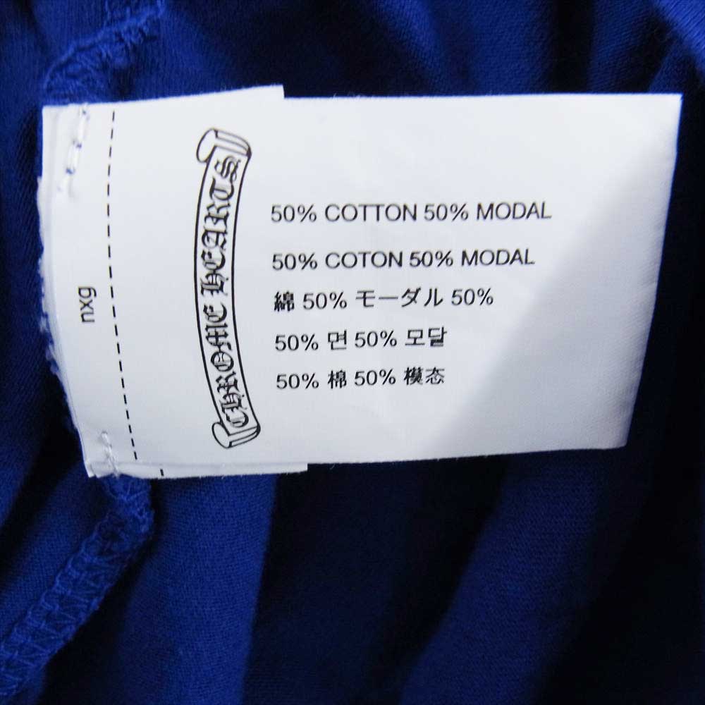 CHROME HEARTS クロムハーツ（原本無） スタープリント 半袖 Tシャツ ブルー系 M【中古】