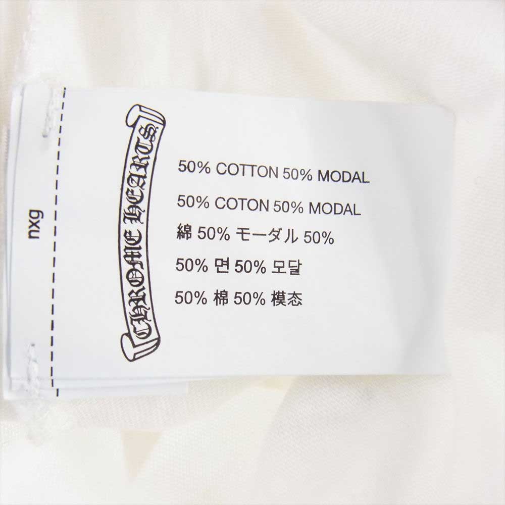 CHROME HEARTS クロムハーツ（原本無） スタープリント 7分丈 ラグラン カットソー ホワイト系 ブルー系 M【中古】