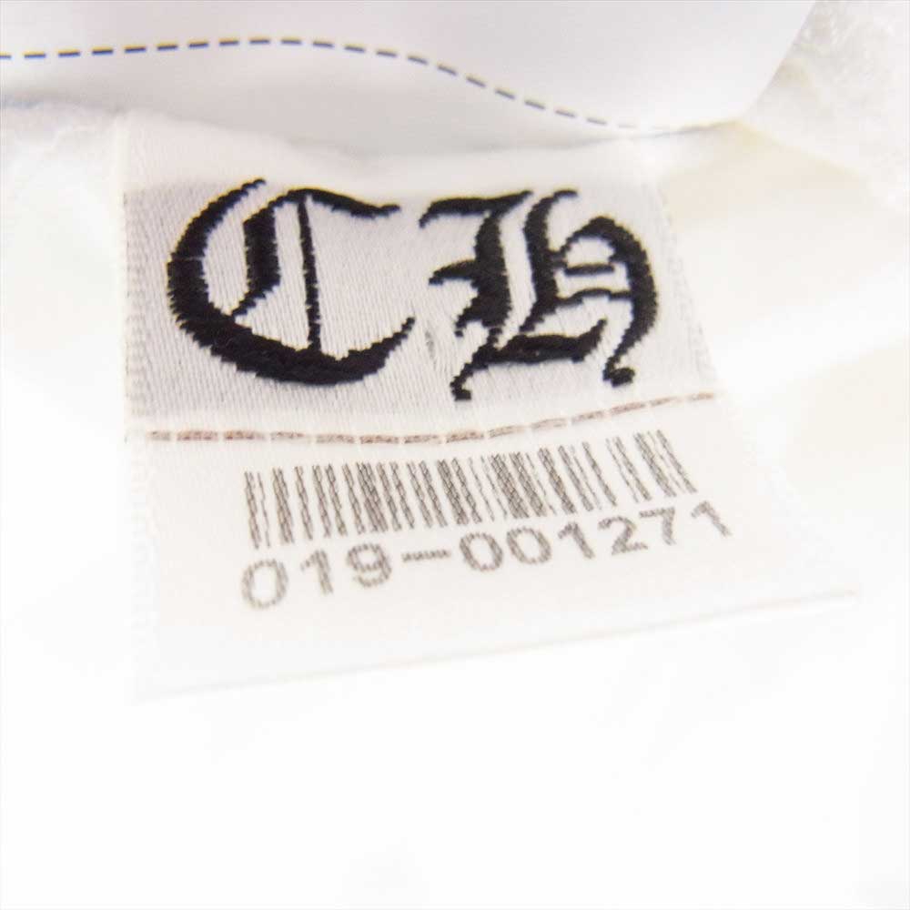CHROME HEARTS クロムハーツ（原本無） スタープリント 7分丈 ラグラン カットソー ホワイト系 ブルー系 M【中古】