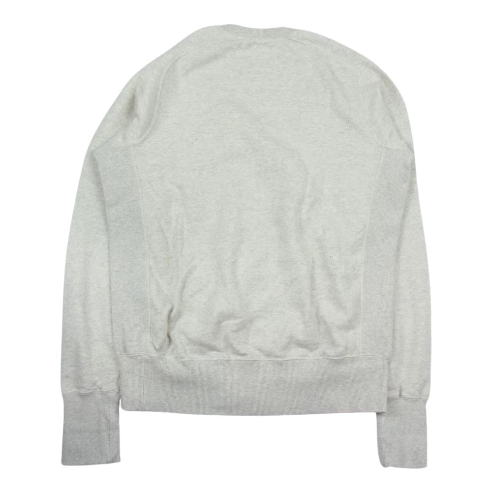ANATOMICA アナトミカ 530-542-17 SWEAT SHIRTS CREW NECK クルーネック スウェット グレー グレー系 オフホワイト系 M【中古】