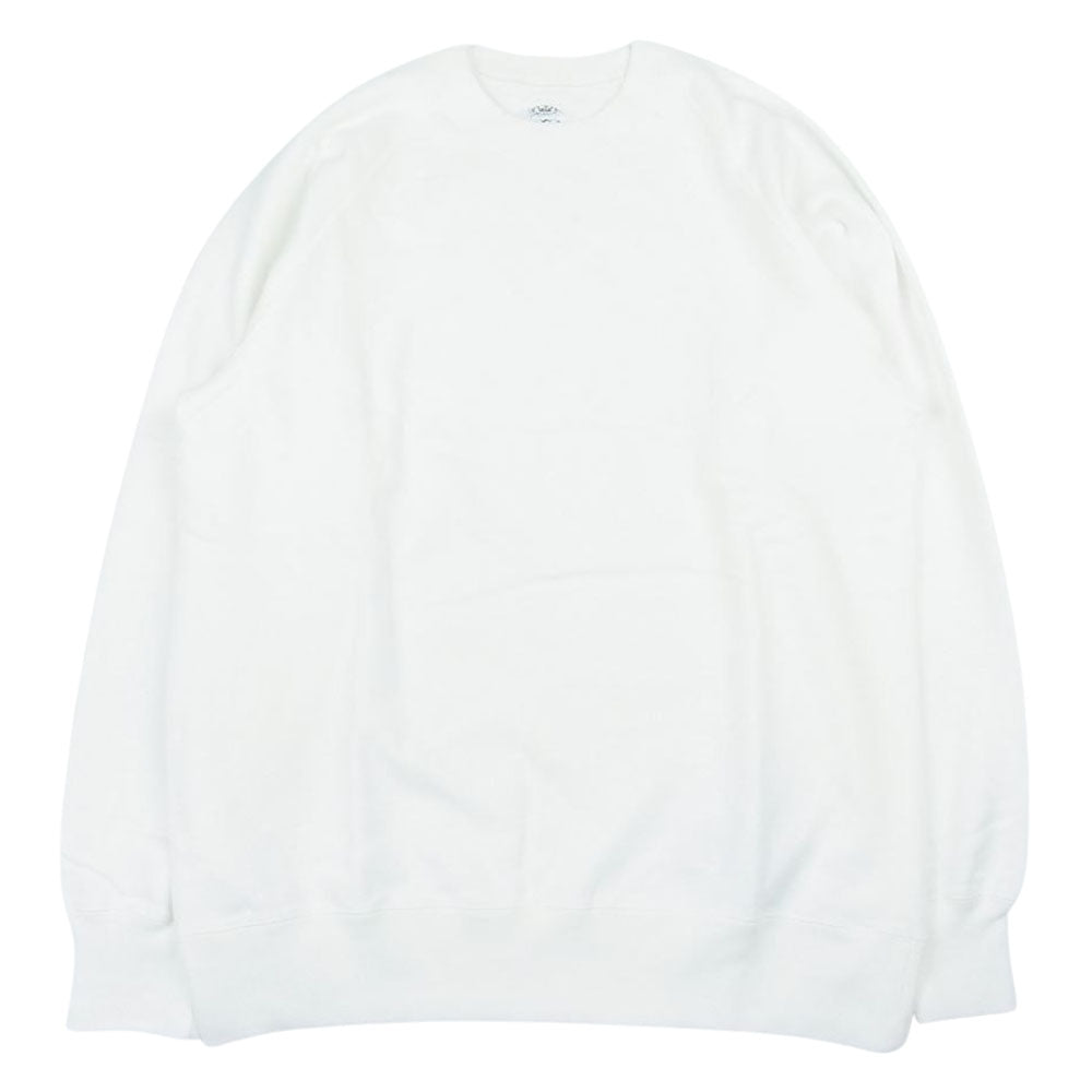ANATOMICA アナトミカ 22SS  530-571-04 SWEAT RAGLAN CREW NECK OFF WHITE ラグランスリーブ スウェット  ホワイト系 M【新古品】【未使用】【中古】