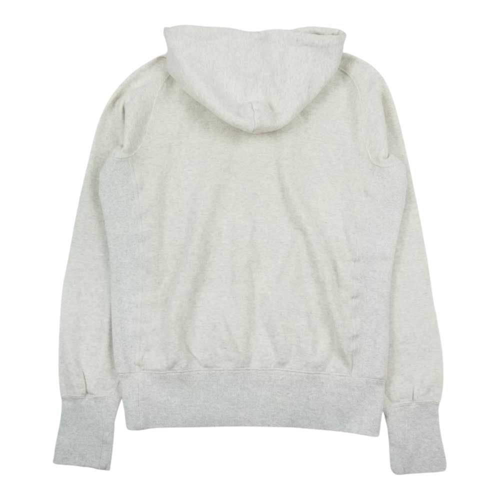 ANATOMICA アナトミカ 530-542-18 SWEAT SHIRT P／O HOOD プルオーバー スウェット パーカー オフホワイト系 グレー系 M【美品】【中古】