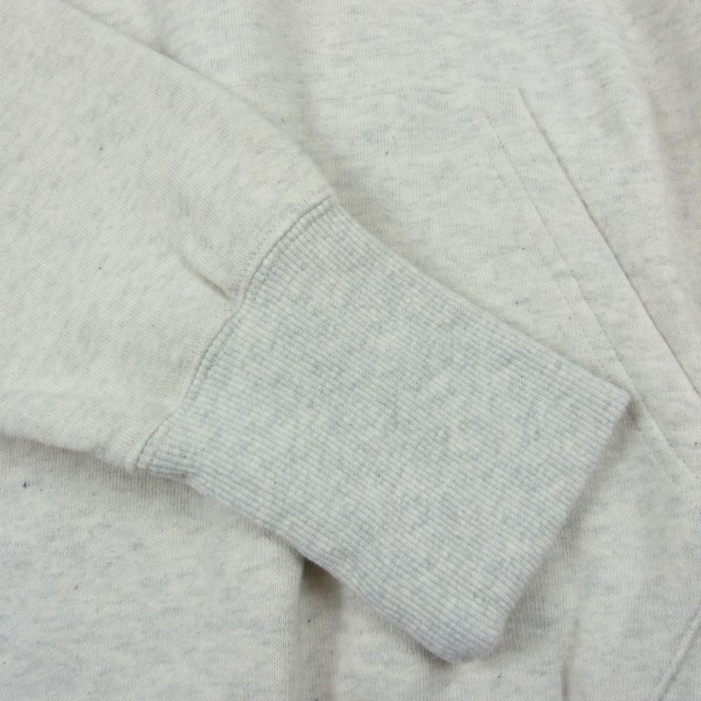 ANATOMICA アナトミカ 530-542-18 SWEAT SHIRT P／O HOOD プルオーバー スウェット パーカー オフホワイト系 グレー系 M【美品】【中古】