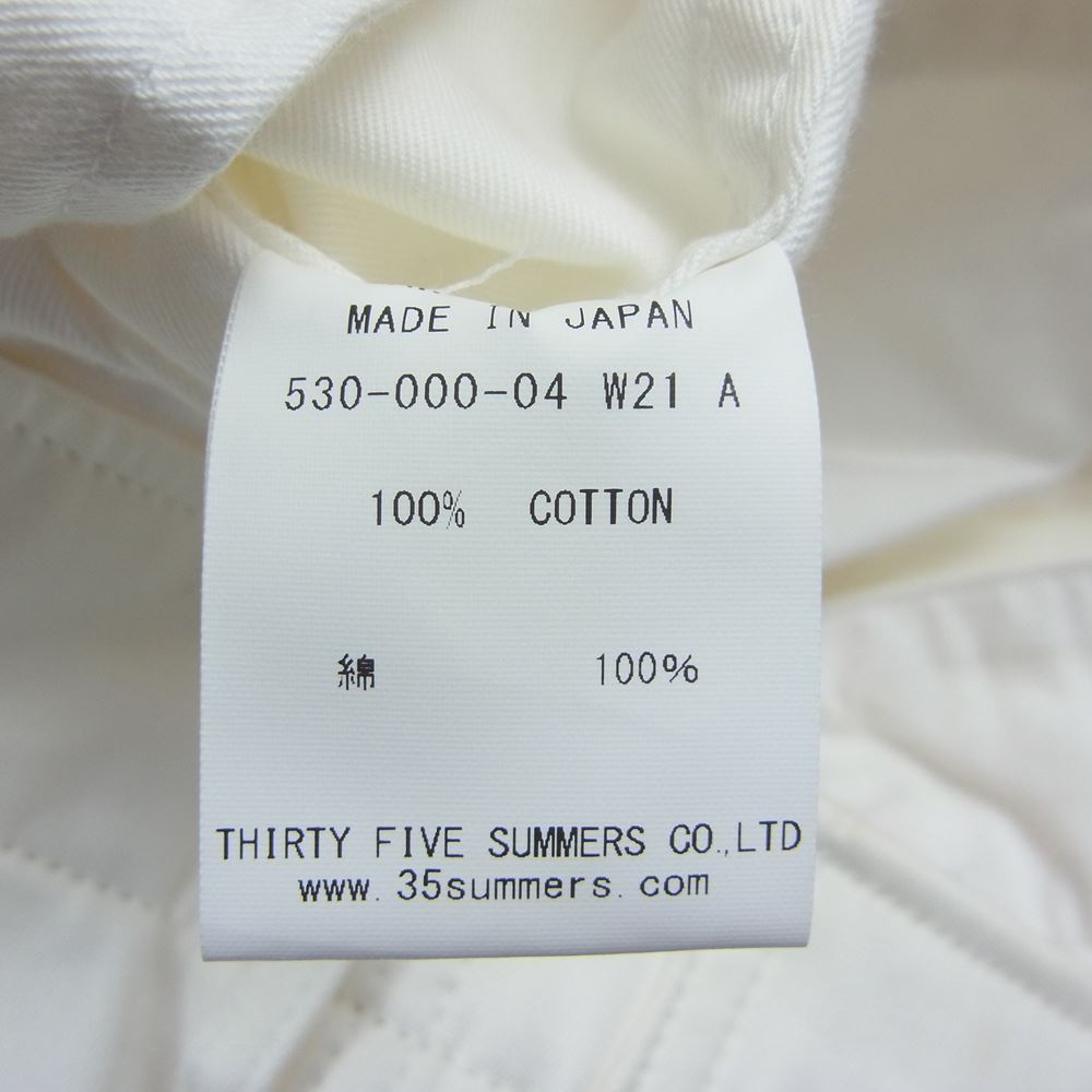 ANATOMICA アナトミカ 530-000-04 CHINO2 チノ パンツ ホワイト系 32【新古品】【未使用】【中古】