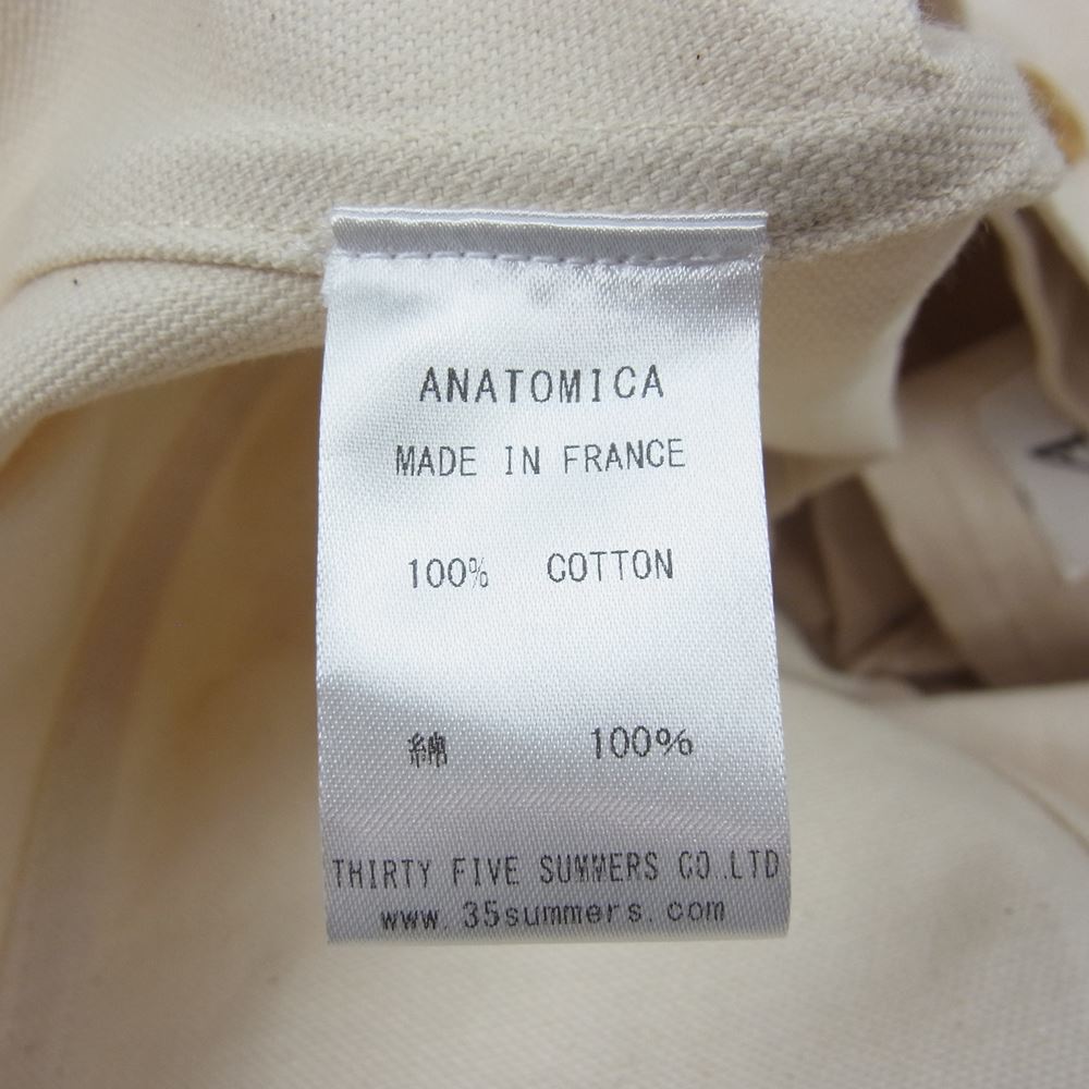 ANATOMICA アナトミカ AEROMECANO MILTON COTTON コットン ジャケット オフホワイト系 S【極上美品】【中古】