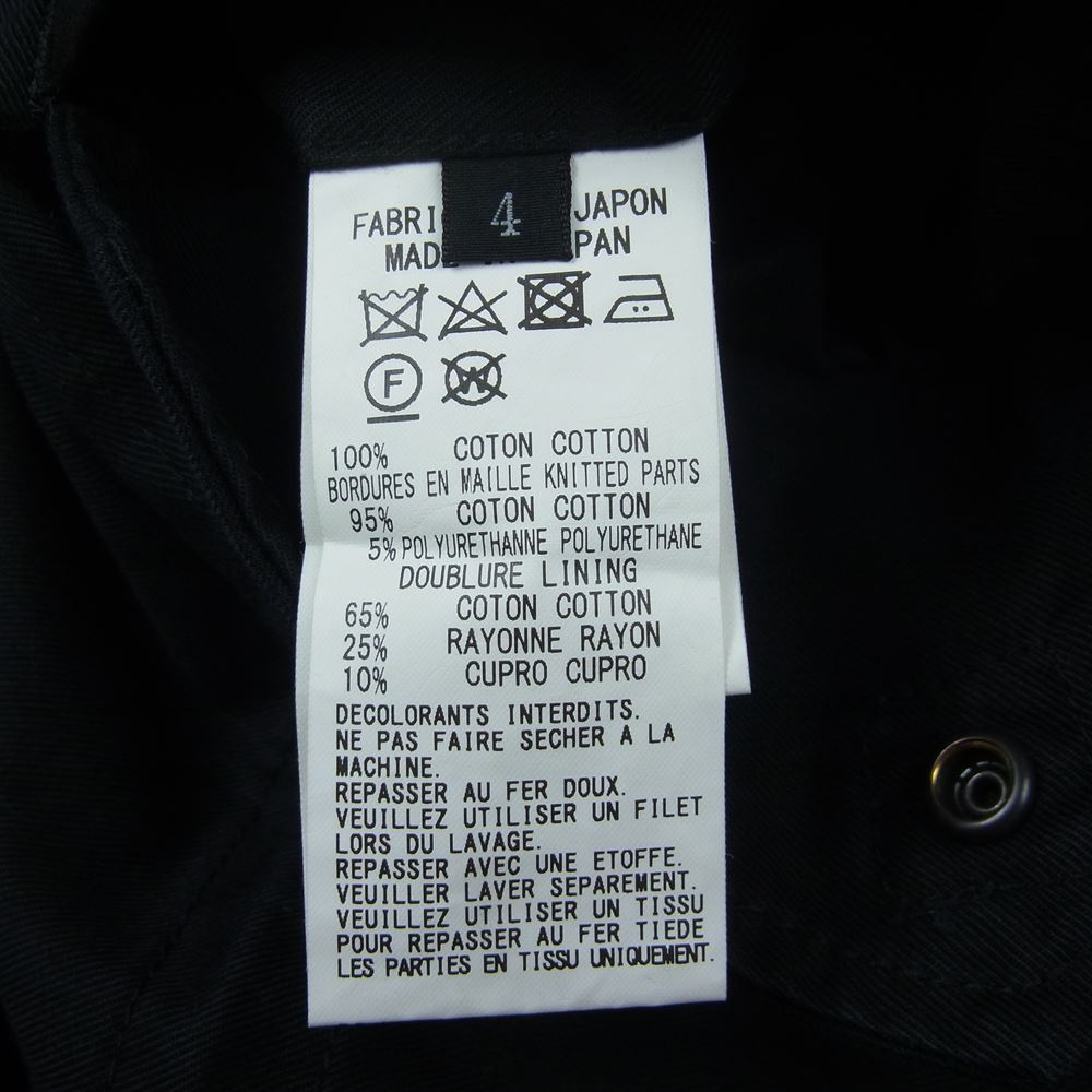 Y's Yohji Yamamoto ワイズ ヨウジヤマモト YR-J08-010 M-65 ミリタリー ジャケット ブラック系 4【中古】