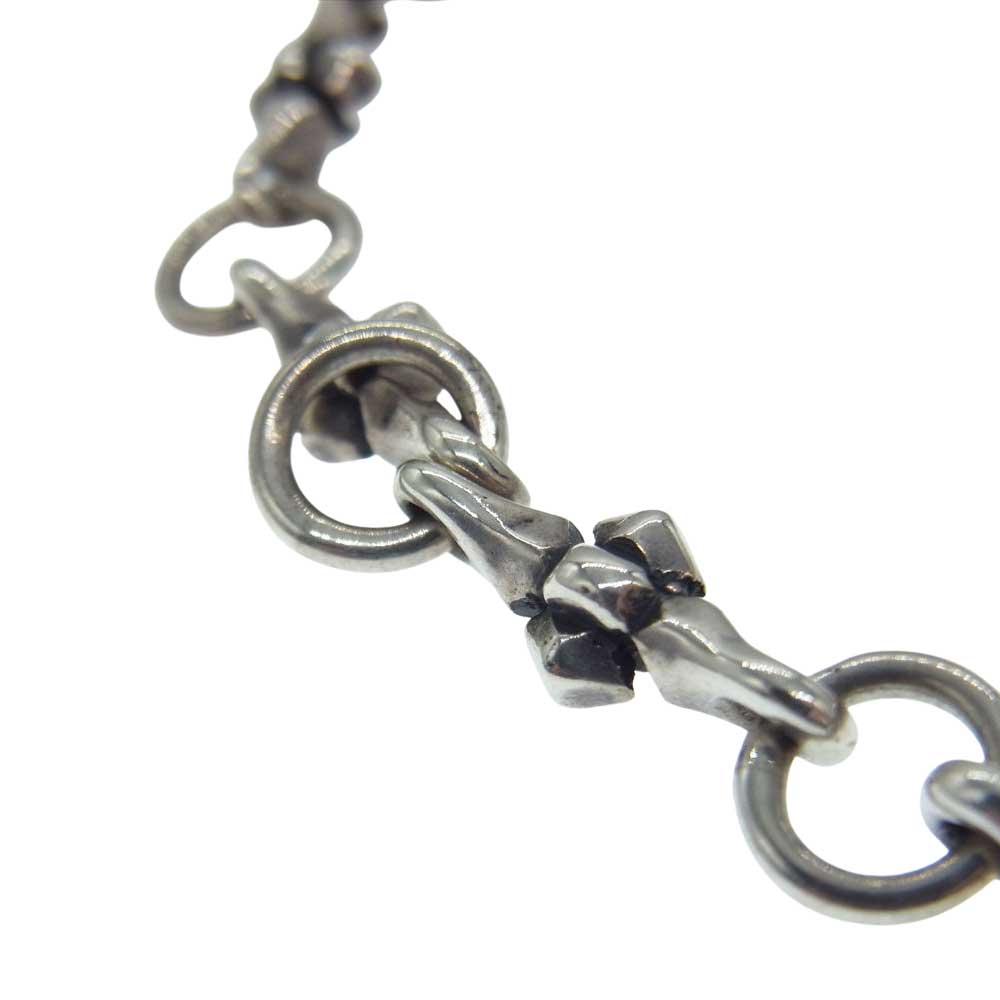 BILL WALL LEATHER ビルウォールレザー SMALL CROSS LINKS ANCHOR BRACELET スモールクロスリンク アンカーチャーム ブレスレット シルバー系【中古】